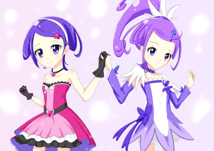 Two girls from Heartcatch Precure! 4K