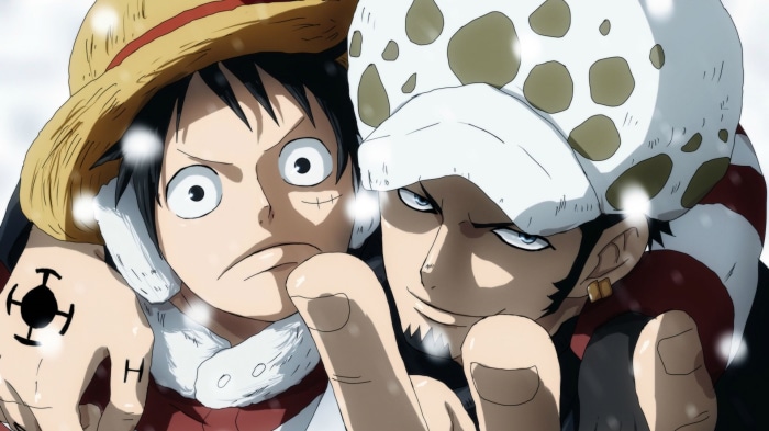Monkey D. Luffy and Trafalgar Law from One Piece