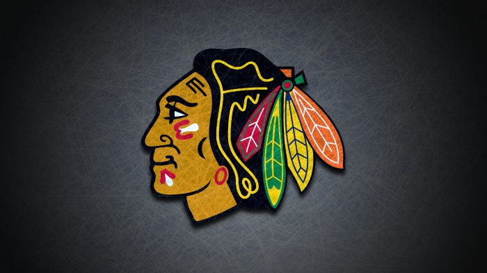 Chicago Blackhawks logo 4K