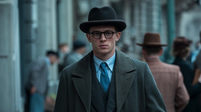 Man in Hat and Coat in Munich