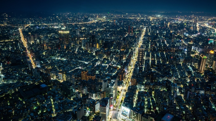 Cityscape at Night 4K