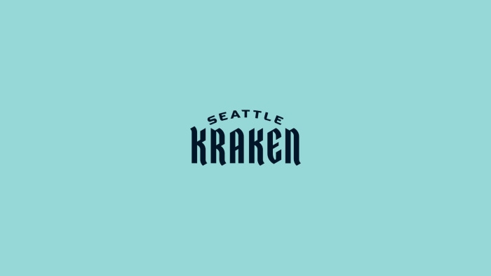 Seattle Kraken logo on blue background