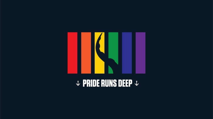 Seattle Kraken Pride Runs Deep Logo