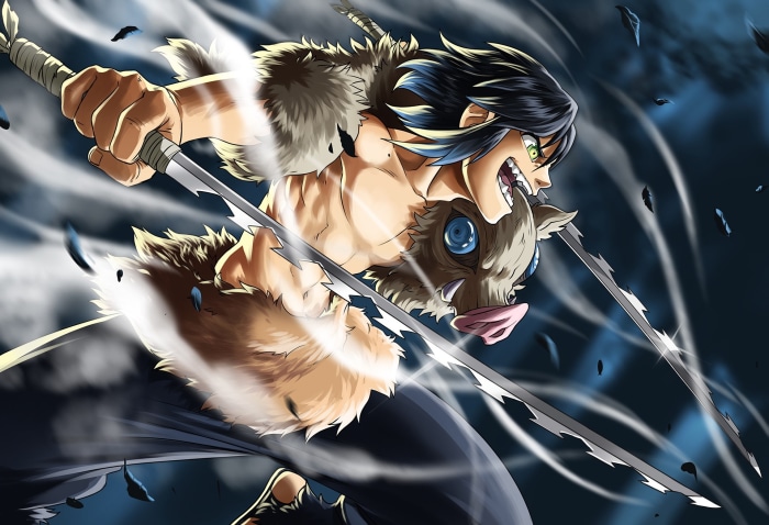 Inosuke Hashibira from Demon Slayer: Kimetsu no Yaiba