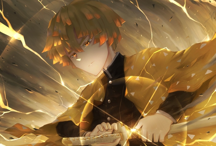 Zenitsu Agatsuma from Demon Slayer: Kimetsu No Yaiba