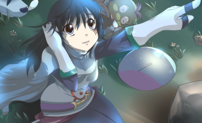 Shizue Izawa and Rimuru Tempest from That Time I Got Reincarnated As A Slime