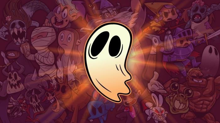 Nobody Saves The World Ghost Character Art