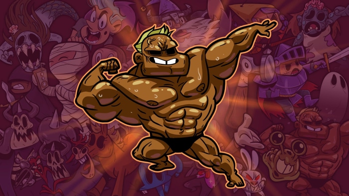 Nobody Saves The World Bodybuilder Character
