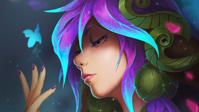 Lillia from League of Legends 4K