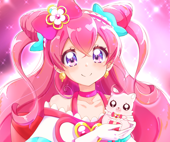 Cure Precious and Kome-Kome from Delicious Party Precure