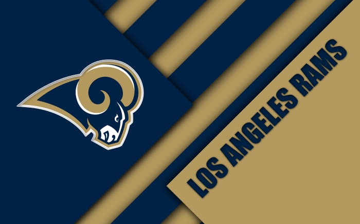Los Angeles Rams Logo 4K