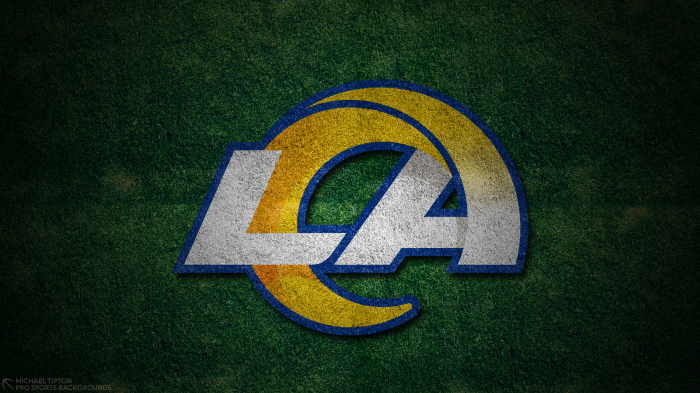 Los Angeles Rams Logo 4K