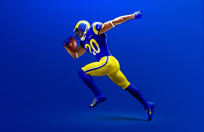 Los Angeles Rams player with number 20 in 4K