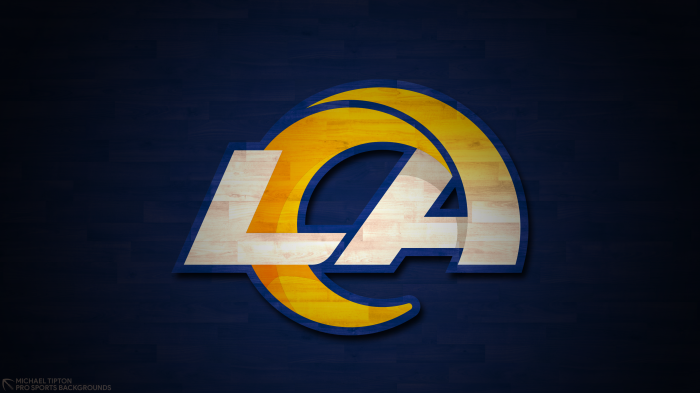 Los Angeles Rams Logo 4K