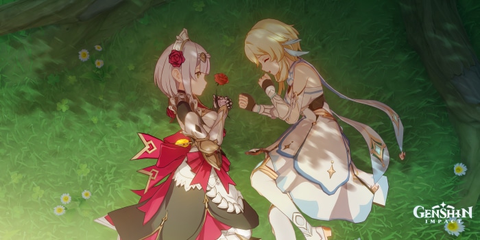 Noelle and Lumine from Genshin Impact