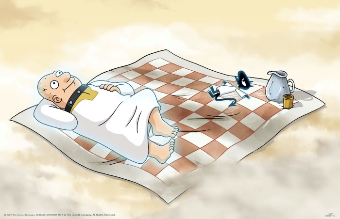King Zog and Luci from Disenchantment