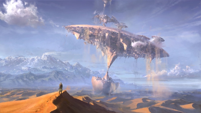 Dark Heart by Ryan Lowe, Ruin, Desert