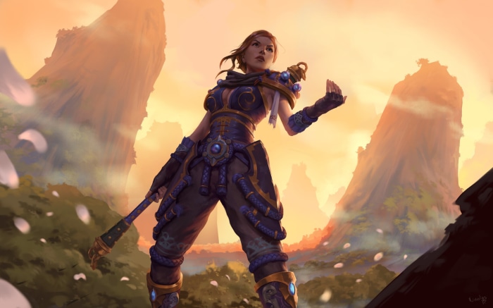 Keitara, the human monk by Nicolas Barbas