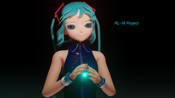 Hatsune Miku Blender energy, Hatsune Miku, Blender, Blender 3D, HD ...