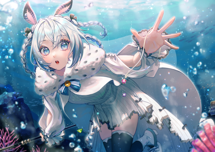 Noel from Red: Pride of Eden underwater