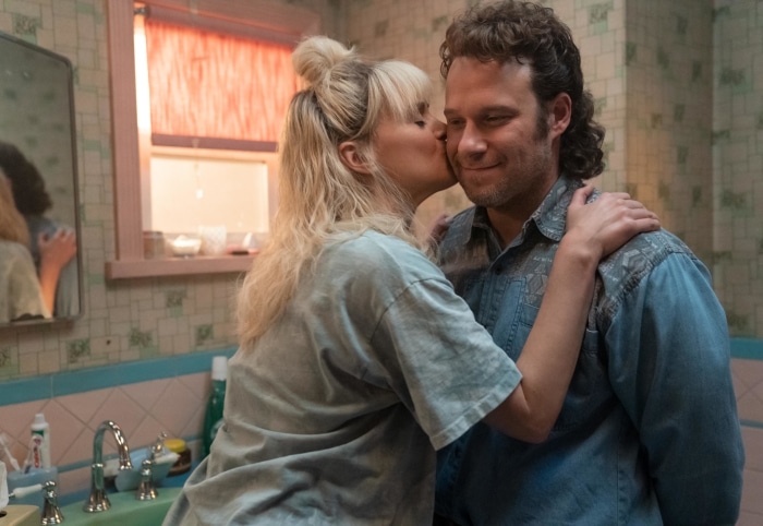 Pam & Tommy: Seth Rogen and Taylor Schilling