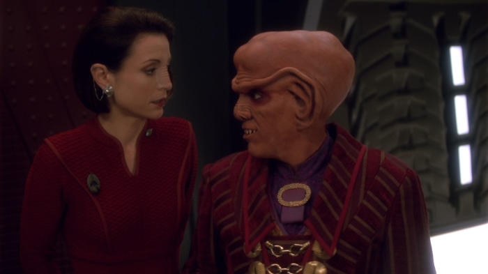 Kira and Quark from Star Trek: Deep Space Nine