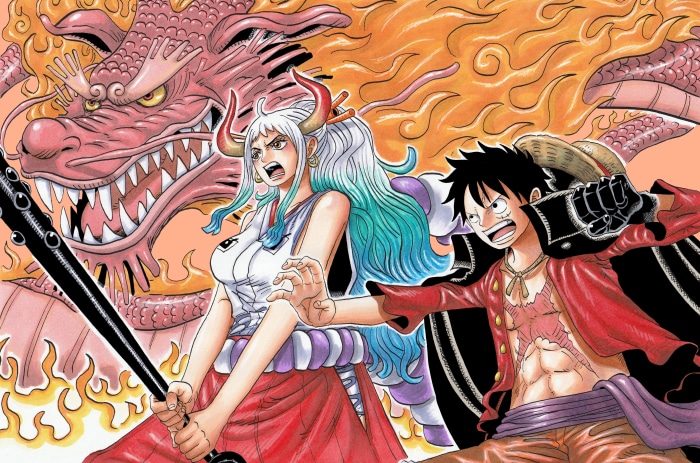 Yamato and Monkey D. Luffy from One Piece
