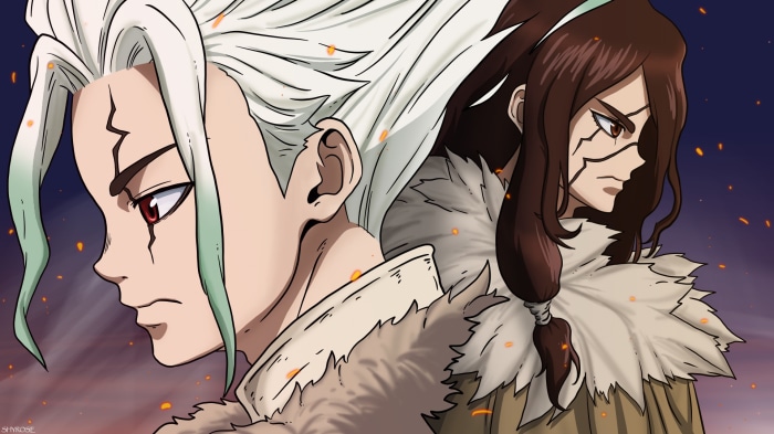 Senku Ishigami and Tsukasa Shishio from Dr. Stone