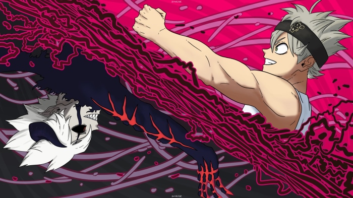 Asta vs. Liebe from Black Clover