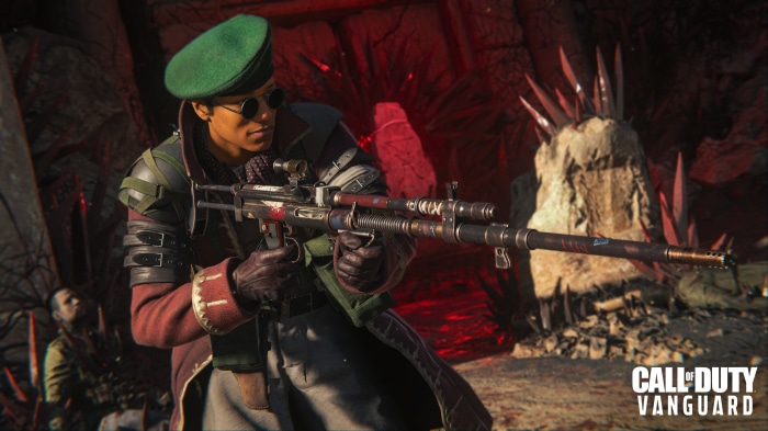 Call of Duty: Vanguard character with rifle