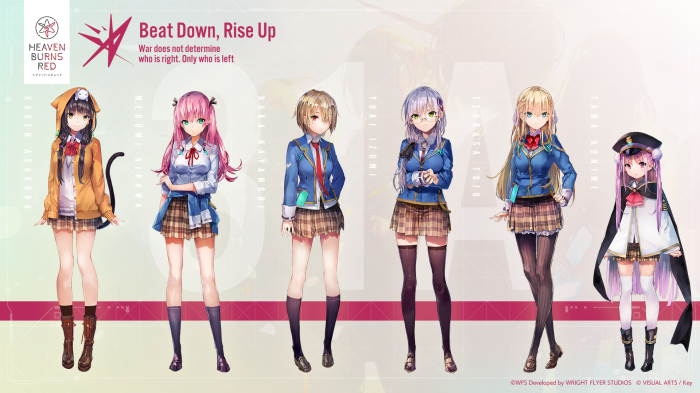 Heaven Burns Red characters Beat Down, Rise Up