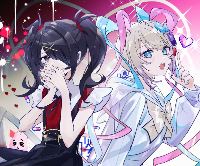 Ame-chan and OMGkawaiiAngel-chan from Needy Girl Overdose