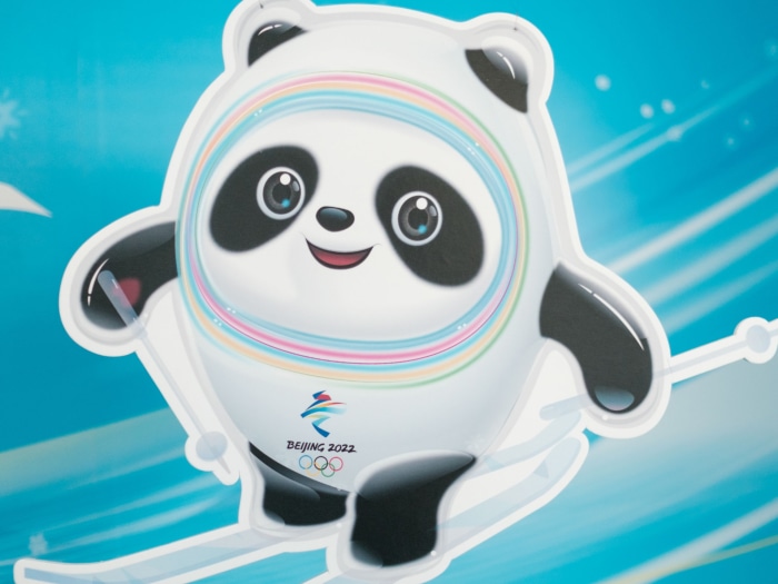 Bing Dwen Dwen mascot from Beijing 2022 Winter Olympics