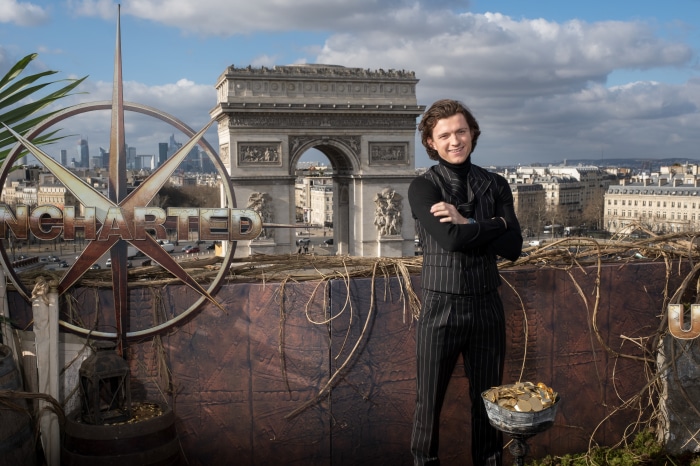 Tom Holland from Uncharted 4K in Paris