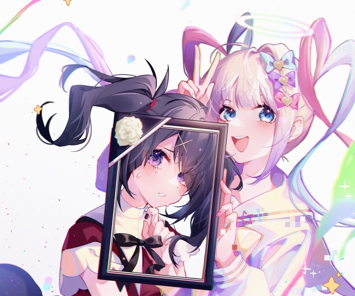 Ame-chan and OMGkawaiiAngel-chan from Needy Girl Overdose