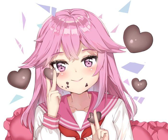 Yae Miko from Genshin Impact with chocolate