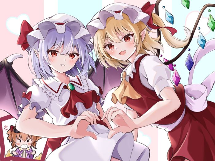 Remilia Scarlet and Flandre Scarlet from Touhou