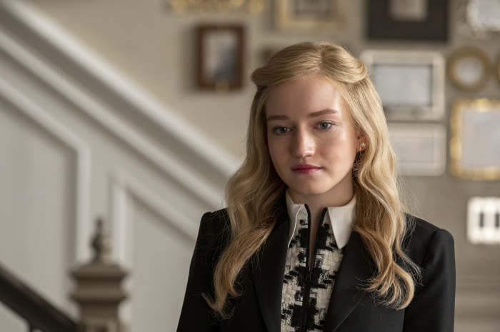 Julia Garner as Anna Delvey in Inventing Anna