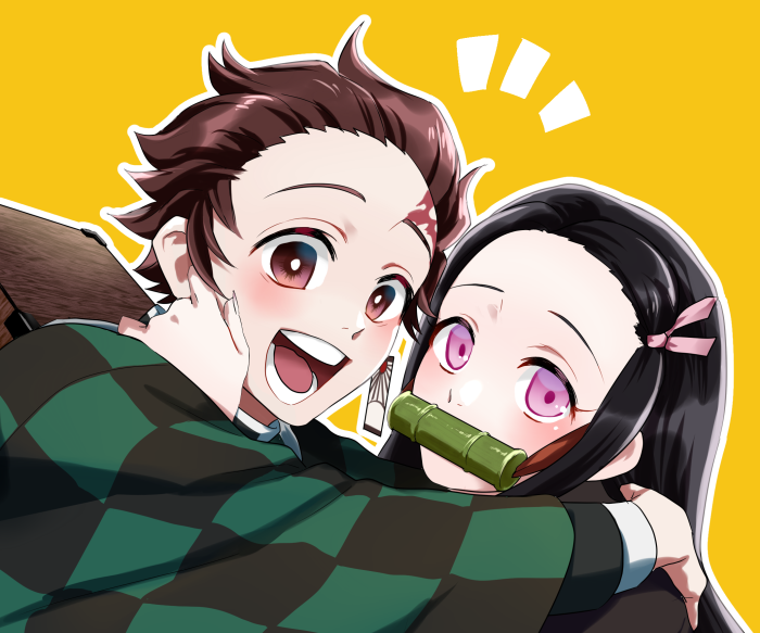 Tanjiro and Nezuko Kamado from Demon Slayer