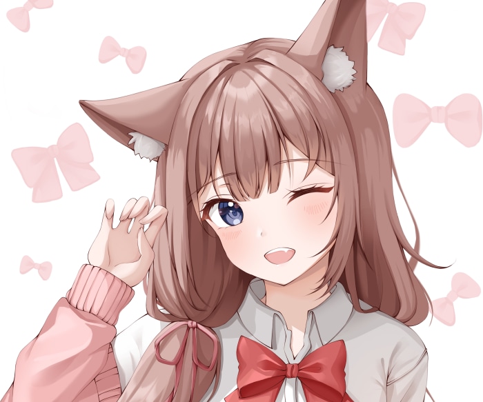 Cute Girl with Animal Ears in
