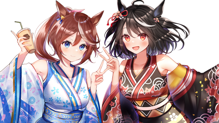 Kitasan Black and Tokai Teio from Uma Musume: Pretty Derby