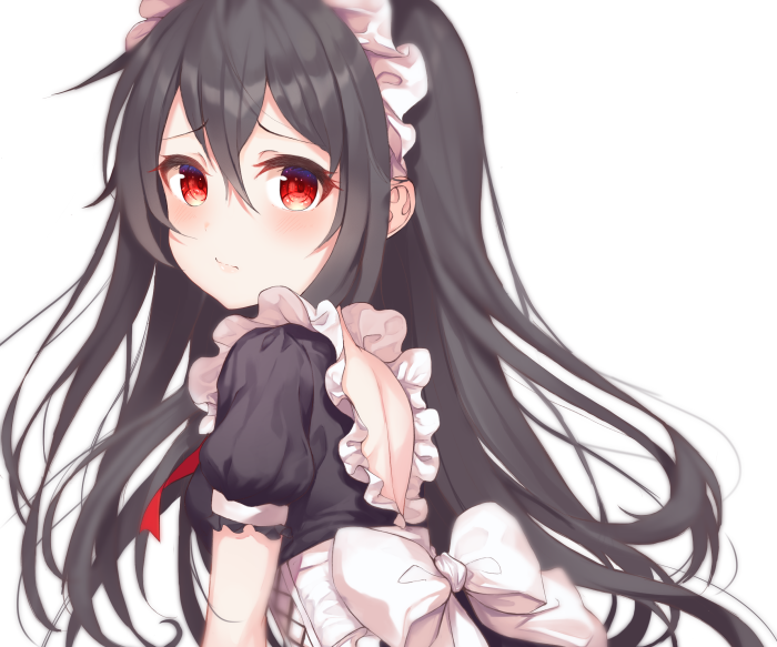 Girl in Maid Outfit
