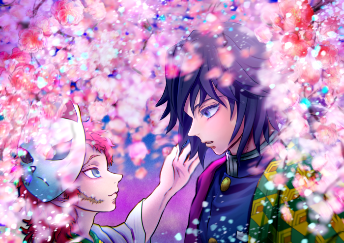 Giyuu Tomioka and Inosuke Hashibira from Demon Slayer 4K