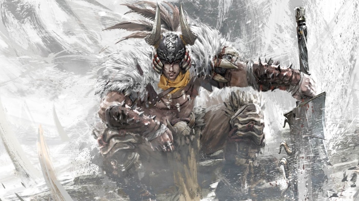 Warrior with large sword in Naraka: Bladepoint