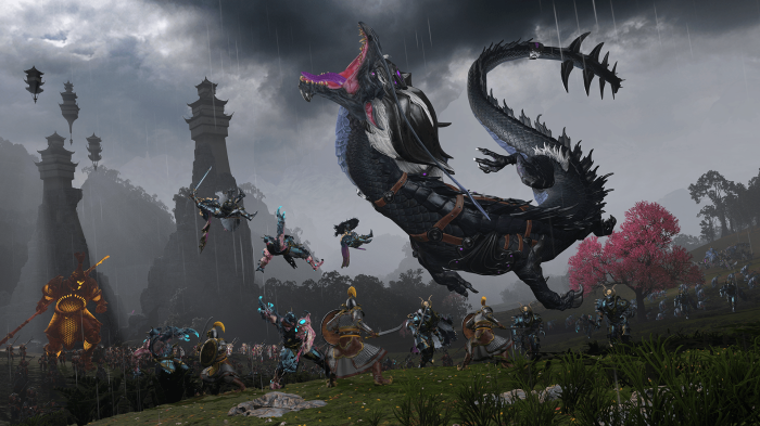 Total War: Warhammer III HD Dragon Battle