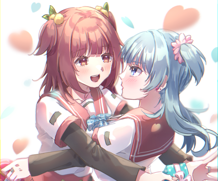 Rena Minami and Kaede Akino from Magia Record