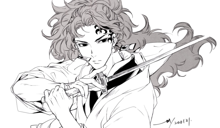 Yoriichi Tsugikuni from Demon Slayer: Kimetsu No Yaiba