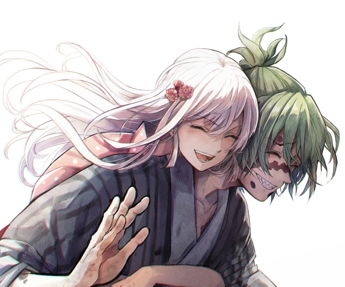Daki and Gyutaro from Demon Slayer: Kimetsu No
