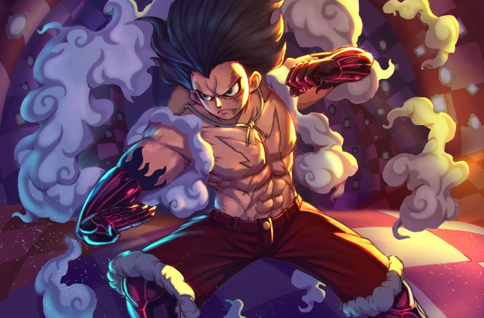 Monkey D Luffy, Snakeman, Gear Fourth, One Piece, Anime 4k, HD ...