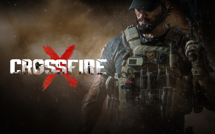 CrossfireX game logo with soldier